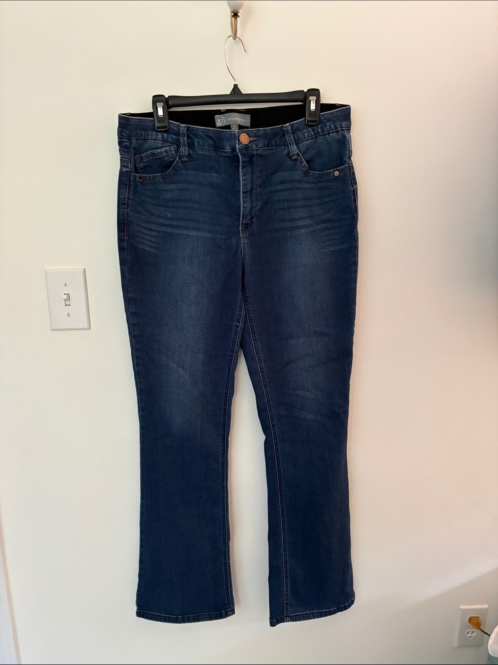 Wit & Wisdom Dark Blue Stretch Bootcut Jeans